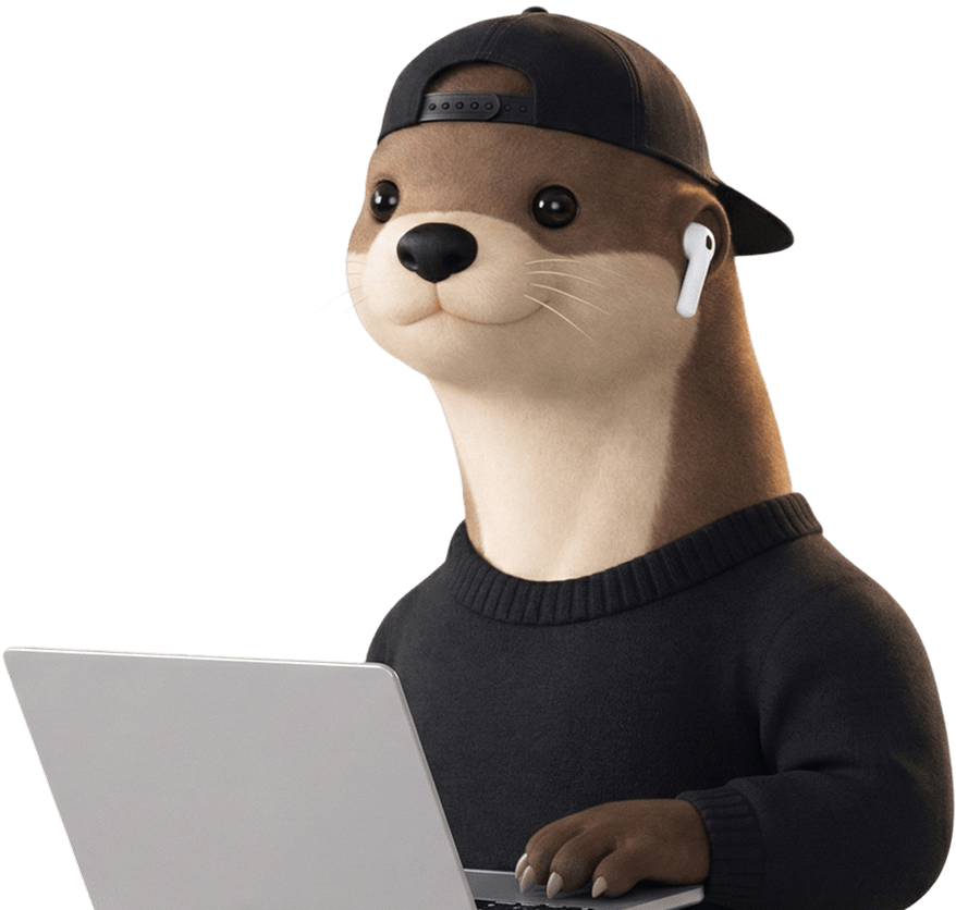 Hubi the otter